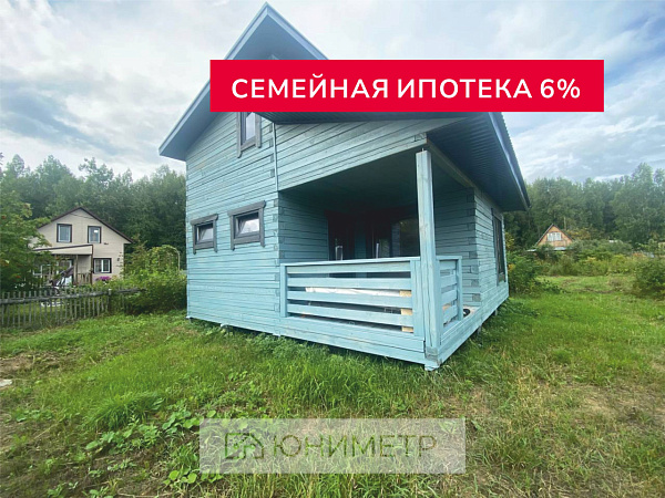 Дом 73 м² на участке 6 сот. (СНТ)