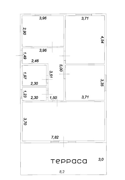 Дом 120 м² на участке 7 сот.