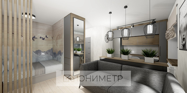 1-к. кв. 31.4 м² 10/16 эт.